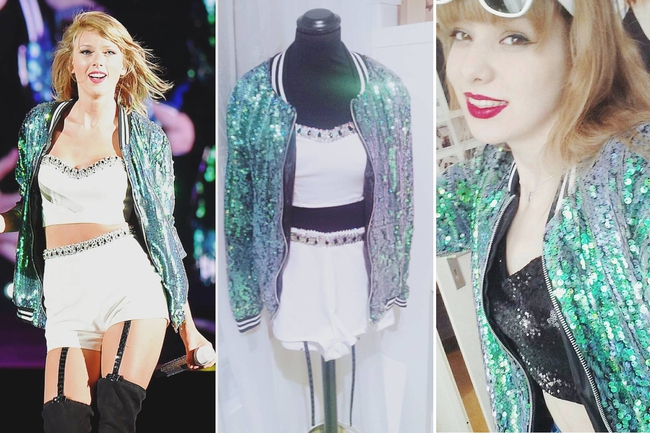 Fan nữ 18 tuổi gây trầm trồ khi tự may lại hàng loạt trang phục giống của Taylor Swift - Ảnh 9.