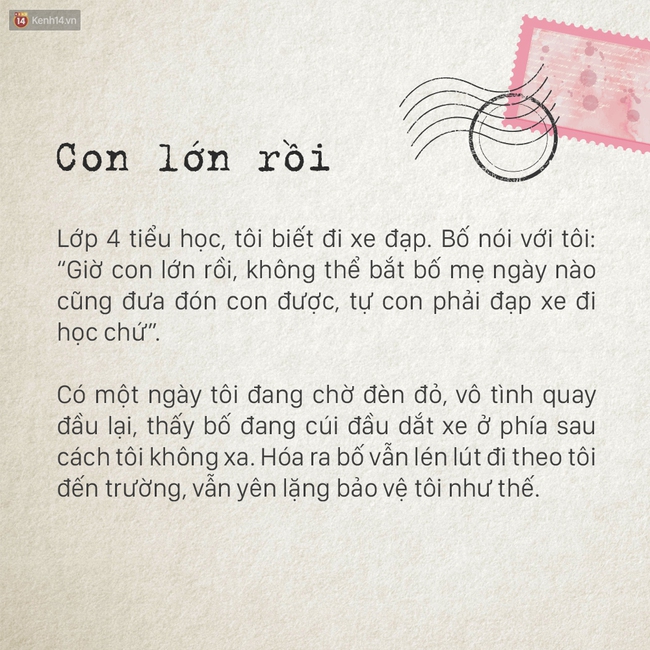 Ngày của bố, hãy đọc những mẩu chuyện rất nhỏ này để thấy thương bố nhiều hơn - Ảnh 8.