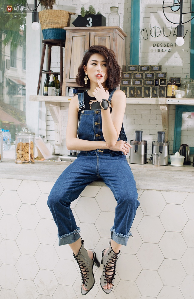 5 c&aacute;ch biến tấu xinh miễn ch&ecirc; với đồ yếm - Ảnh 9.