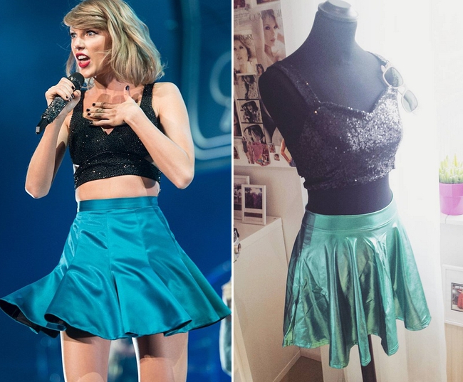 Fan nữ 18 tuổi gây trầm trồ khi tự may lại hàng loạt trang phục giống của Taylor Swift - Ảnh 10.