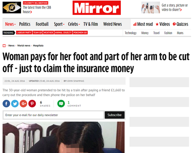 Độc giả quốc tế cũng shock vụ người phụ nữ Việt thuê người chặt chân tay để hưởng bảo hiểm 3 tỷ - Ảnh 5.