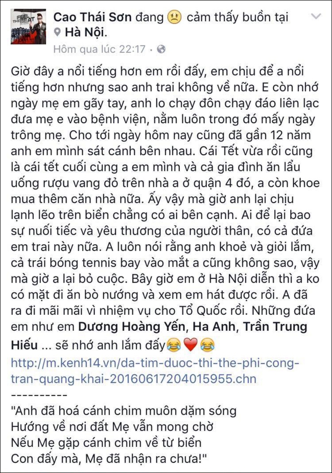 Sao Việt bày tỏ sự bàng hoàng, tiếc thương đến tai nạn máy bay CASA-212 - Ảnh 3.