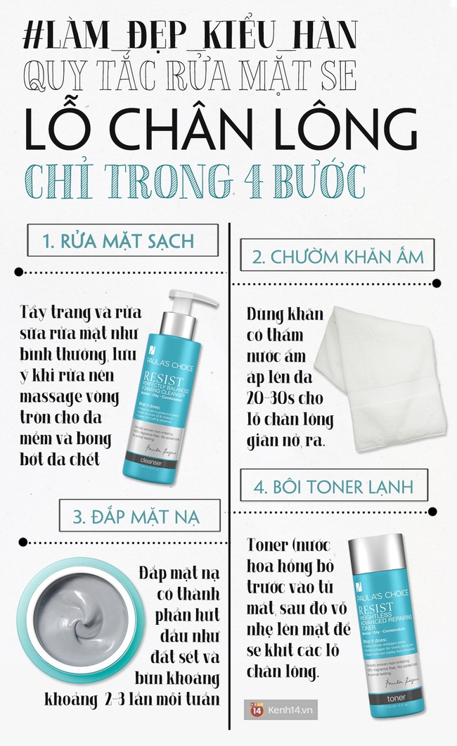 4 bước rửa mặt giúp da người Hàn mịn màng không một lỗ chân lông - Ảnh 1.