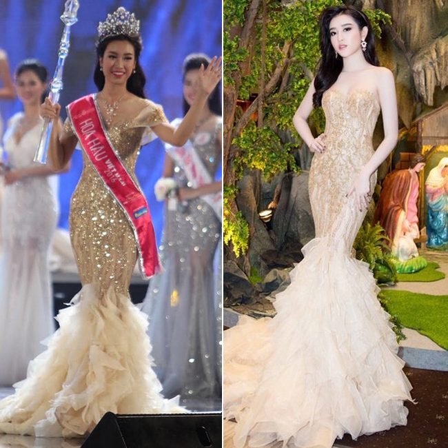 Vừa đăng quang, Hoa hậu Đỗ Mỹ Linh đã bị phát hiện mặc váy na ná Á hậu Huyền My - Ảnh 6.
