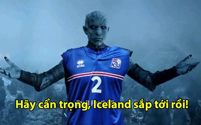 Ảnh chế: Cả làng bóng đá khiếp vía trước dạ vương Iceland - Ảnh 2.