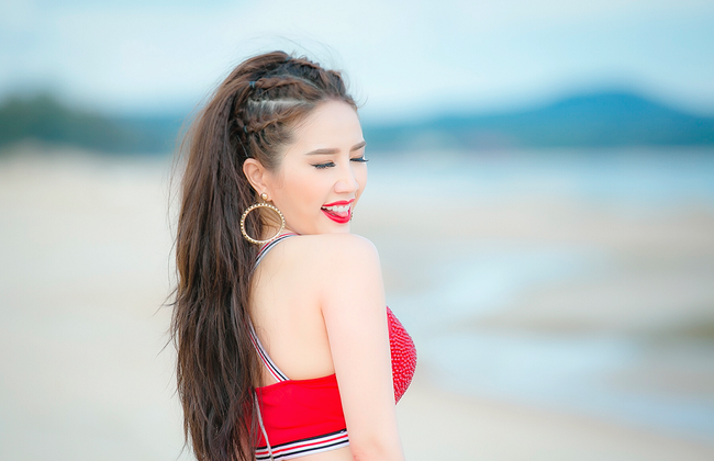 Bảo Thy khoe d&aacute;ng si&ecirc;u gợi cảm, lần đầu chịu diễn n&oacute;ng bỏng với mẫu nam - Ảnh 8.