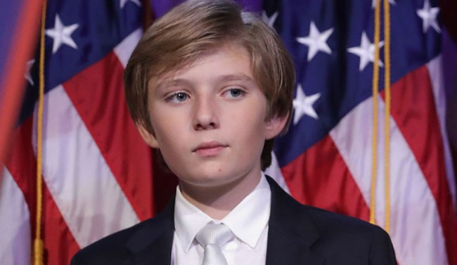 Cậu &uacute;t Barron Trump sẽ theo học ở đ&acirc;u sau khi cha đắc cử Tổng thống? - Ảnh 2.