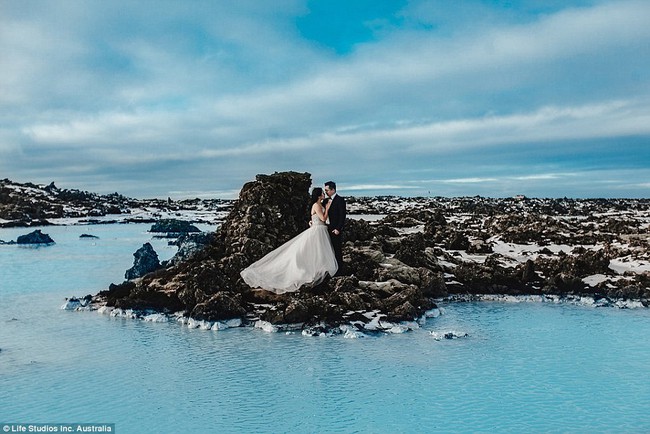 Chán các studio tẻ nhạt, cặp đôi này kéo nhau lên đỉnh núi lửa và sông băng để chụp ảnh cưới - Ảnh 10.