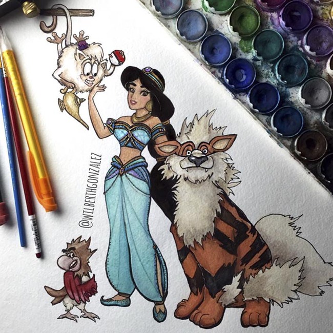 D&agrave;n mỹ nh&acirc;n Disney thực chất l&agrave; những tay luyện Pokemon đẳng cấp - Ảnh 6.