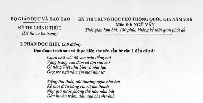 Đã phát hiện đối tượng tung tin đồn lộ đề thi môn Ngữ văn - Ảnh 1.