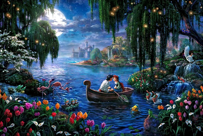 Dạy bé vẽ tranh -  Tìm hiểu về cố họa sĩ Thomas Kinkade - hình ảnh 11