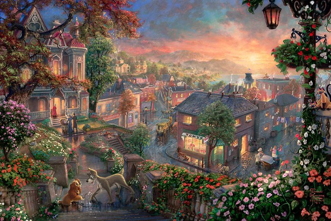 Dạy bé vẽ tranh -  Tìm hiểu về cố họa sĩ Thomas Kinkade - hình ảnh 18