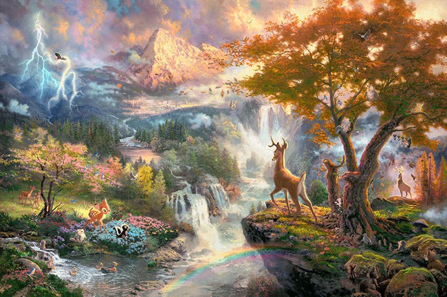 Dạy bé vẽ tranh -  Tìm hiểu về cố họa sĩ Thomas Kinkade - hình ảnh 16