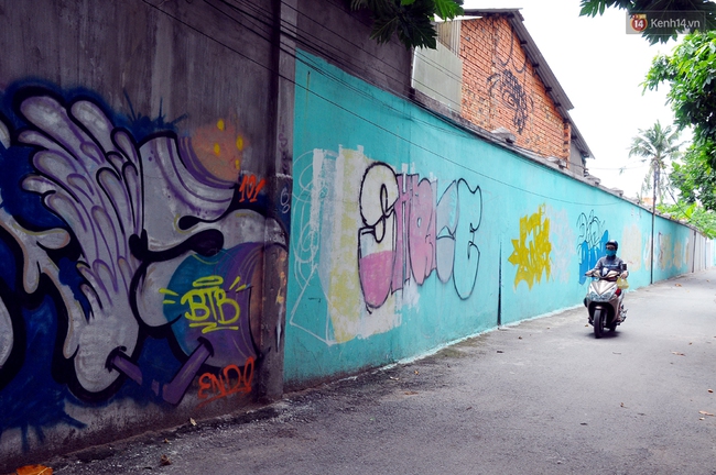 Con hẻm Graffiti vui mắt ở Sài Gòn - Ảnh 9.