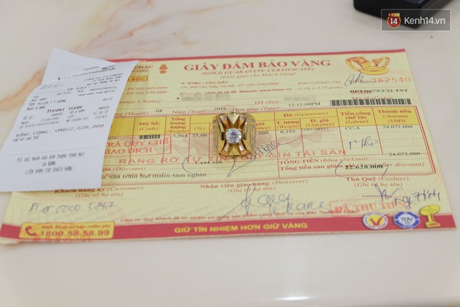 Kh&aacute;ch tố Bảo T&iacute;n Minh Ch&acirc;u lập lờ trong b&aacute;n h&agrave;ng, đ&aacute; đ&iacute;nh tr&ecirc;n nhẫn kh&ocirc;ng gi&aacute; trị nhưng vẫn t&iacute;nh tiền như gi&aacute; v&agrave;ng - Ảnh 4.