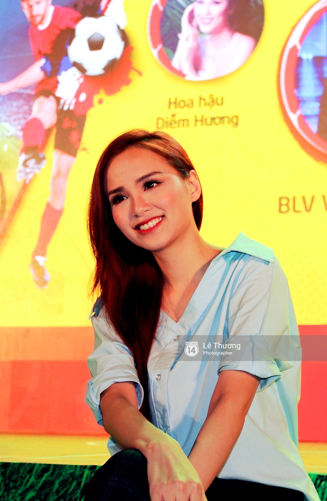 Hoa hậu Diễm Hương mong người hâm mộ tránh xa cá độ mùa Euro 2016 - Ảnh 3.