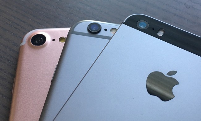 iPhone 7 vẫn c&oacute; kh&aacute;c biệt lớn khi đặt cạnh iPhone 6s v&agrave; iPhone SE - Ảnh 1.