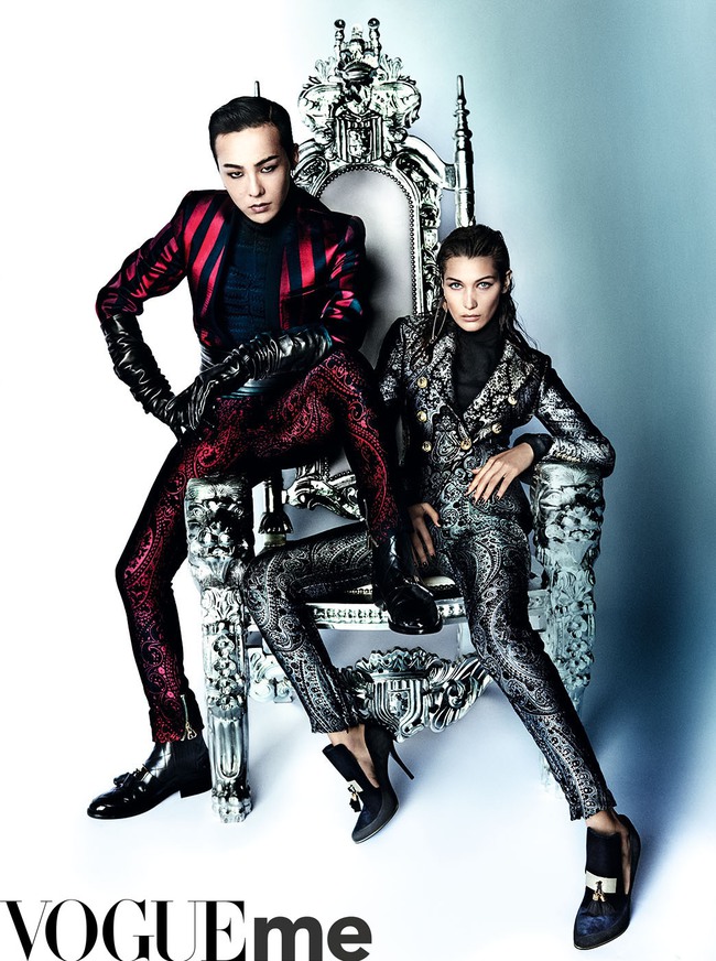 G-Dragon kẻ mắt sắc lạnh sánh đôi với Bella Hadid trên tạp chí - Ảnh 6.