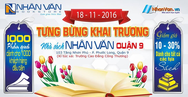 Tưng bừng khai trương nhà sách Nhân Văn Quận 9 - Ảnh 4.