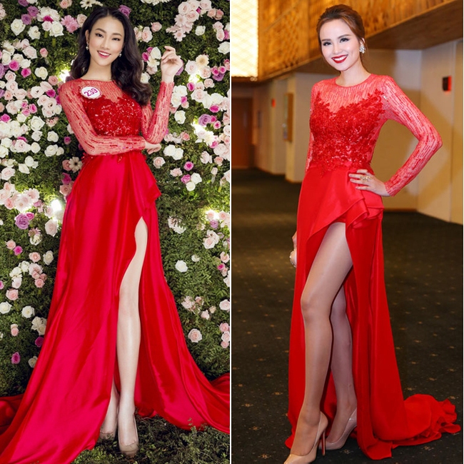 Khi các thí sinh Hoa hậu Việt Nam 2016 vô tình đụng hàng mỹ nhân Việt - Ảnh 5.