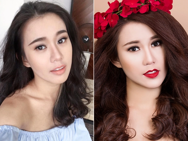 Đổi gió với kiểu make up sexy, diện mạo các hot girl Việt thay đổi ra sao? - Ảnh 11.