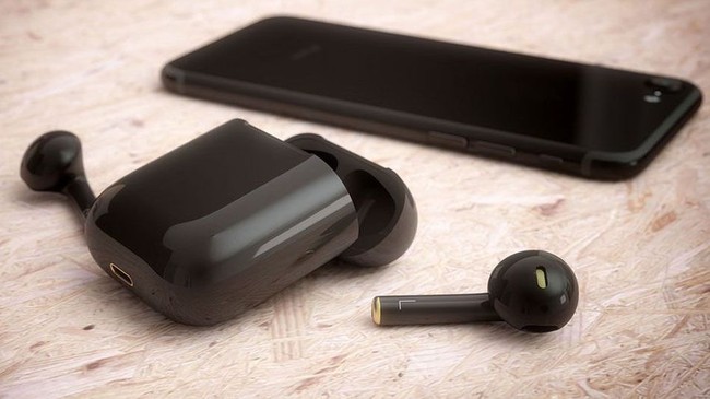 Ngắm concept tai nghe AirPods đen bóng đẹp không thể tin nổi - Ảnh 1.