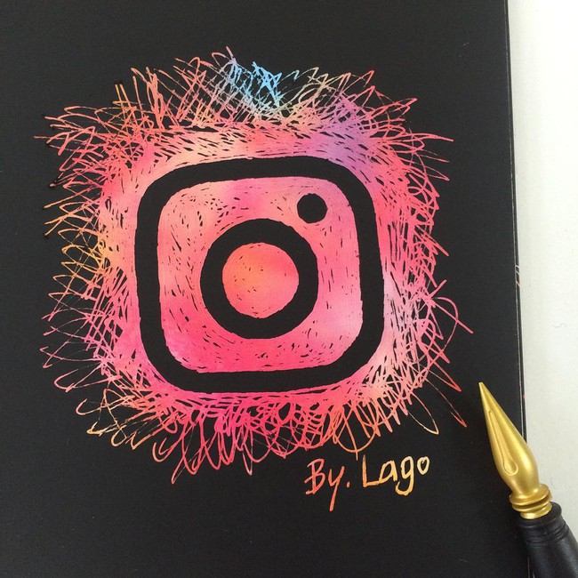 Đang có trào lưu thiết kế ăn theo logo mới của Instagram, bạn thử chưa? - Ảnh 10.