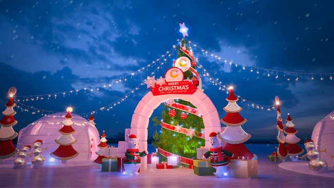 Thi&ecirc;n đường Gi&aacute;ng sinh ngay tại Crescent Mall - Ảnh 2.