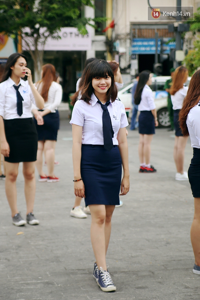 50 nữ sinh Học viện Hàng không nhảy flashmob ở phố đi bộ Nguyễn Huệ - Ảnh 11.