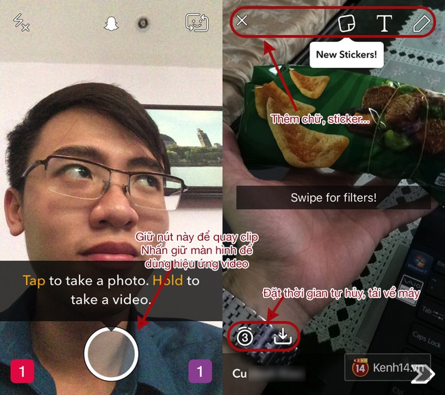 Hướng dẫn sử dụng Snapchat từ A tới Z - Ảnh 5.