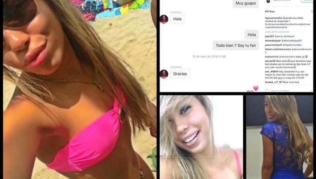 Fan nữ tuổi teen ph&aacute;t cuồng v&igrave; được Ronaldo trả lời tin nhắn - Ảnh 1.