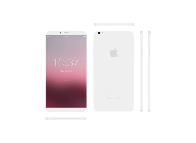 Ngắm ý tưởng iPhone 8 đẹp nghiêng thùng đổ nước - Ảnh 2.