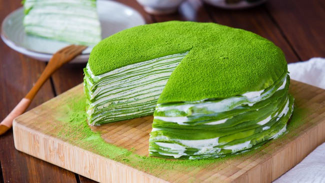 Bánh crepe nghìn lớp phiên bản Matcha ngon không cưỡng được - Ảnh 10.