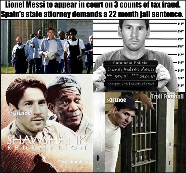 Fan Ronaldo chế nhạo án tù 21 tháng của Messi - Ảnh 7.