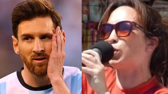 Hoa hậu siêu vòng 3 cầu xin Messi rút lại quyết định chia tay ĐT Argentina - Ảnh 1.