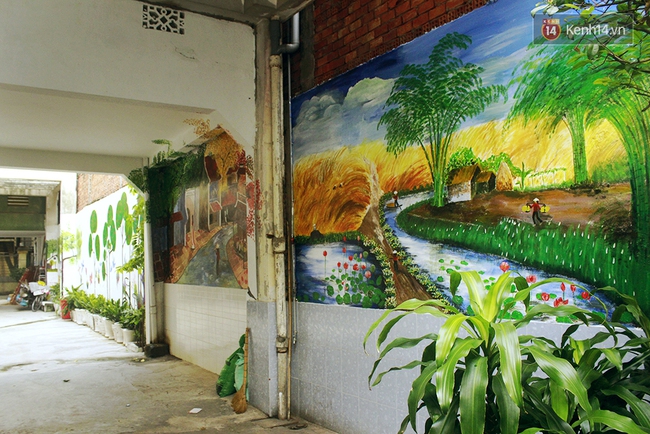 Đây là cách vô cùng đáng yêu mà người Sài Gòn đối xử với những bức tường cũ kỹ trong ngõ hẻm - Ảnh 2.