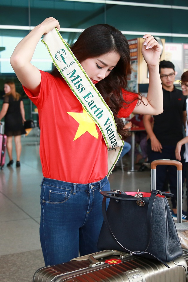 Hoa khôi Nam Em đã chính thức lên đường đến Philippines, đại diện Việt Nam thi Miss Earth - Ảnh 2.