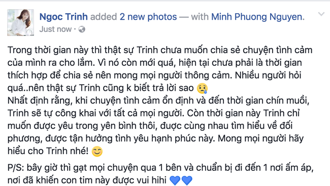 Ngọc Trinh: Chỉ muốn được yêu trong bình yên và tận hưởng hạnh phúc này - Ảnh 1.