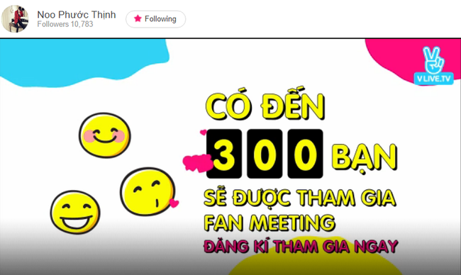 Fan đang rần rần trước tấm vé hiếm hoi tham dự fan meeting với Noo Phước Thịnh - Ảnh 2.