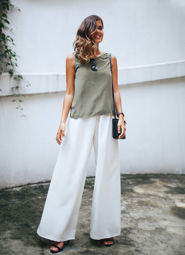 Tự may quần culottes ống rộng dễ vô cùng là dễ - Ảnh 9.