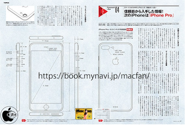 Lộ tường tận thiết kế được cho l&agrave; của iPhone 7 Pro - Ảnh 1.
