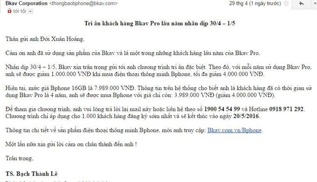 BPhone ch&iacute;nh h&atilde;ng bất ngờ được ch&agrave;o b&aacute;n chỉ... 3,9 triệu đồng - Ảnh 3.