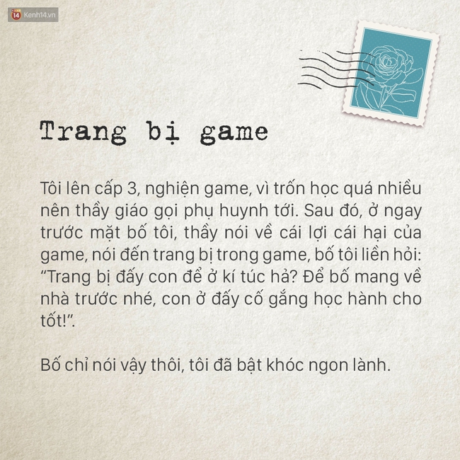 Ngày của bố, hãy đọc những mẩu chuyện rất nhỏ này để thấy thương bố nhiều hơn - Ảnh 1.