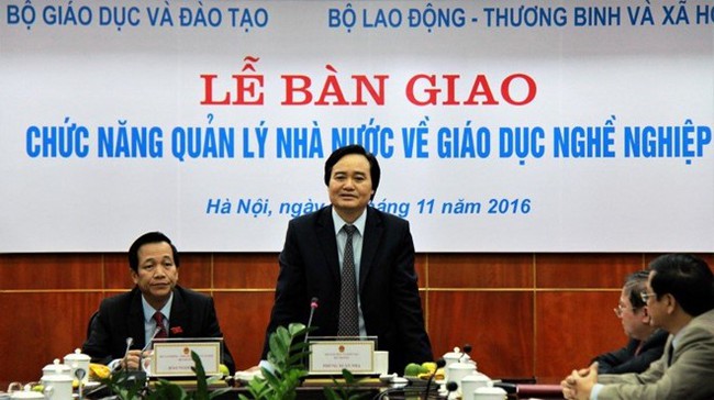Hơn 500 trường CĐ, TCCN ch&iacute;nh thức về Bộ Lao động - Ảnh 1.