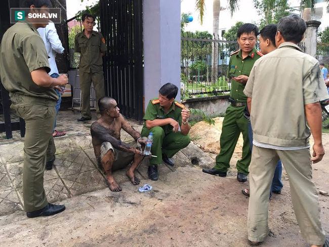 Người đàn ông la hét đập phá rồi cố thủ trong căn nhà đang bốc cháy ở Bình Dương - Ảnh 2.