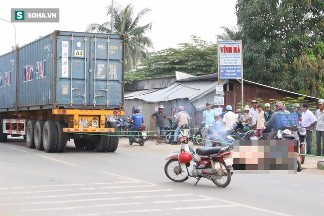 B&igrave;nh Dương: Đi ăn tiệc về, người phụ nữ bị xe container c&aacute;n tử vong thương t&acirc;m - Ảnh 2.