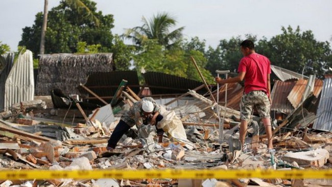 43.000 người mất nhà do động đất, Indonesia tức tốc cứu trợ nhân đạo - Ảnh 1.