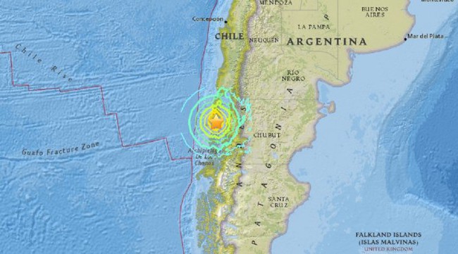 Chile động đất 7,7 độ Richter, cảnh báo sóng thần  - Ảnh 1.