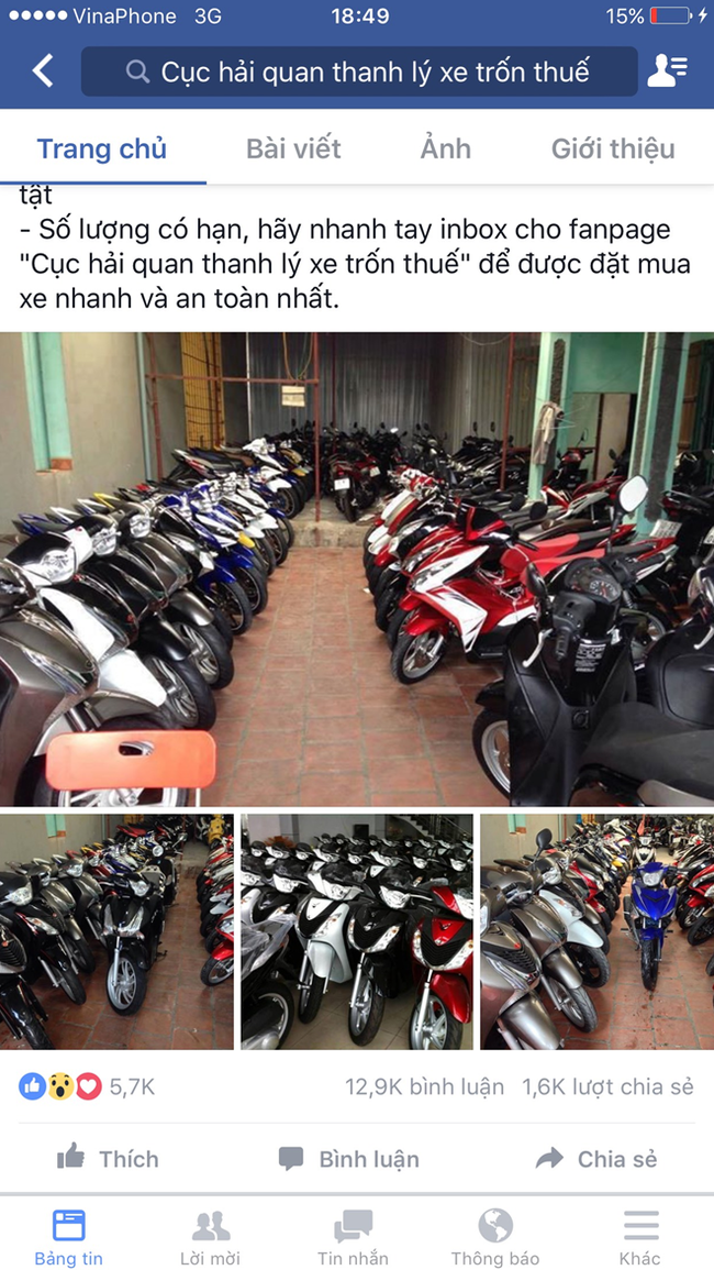 Cảnh b&aacute;o lừa đảo thanh l&yacute; xe trốn thuế tr&ecirc;n Facebook - Ảnh 4.
