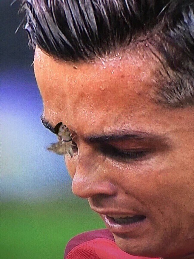 Chú bướm đêm đậu trên mắt Ronaldo gây sốt cộng đồng mạng - Ảnh 3.